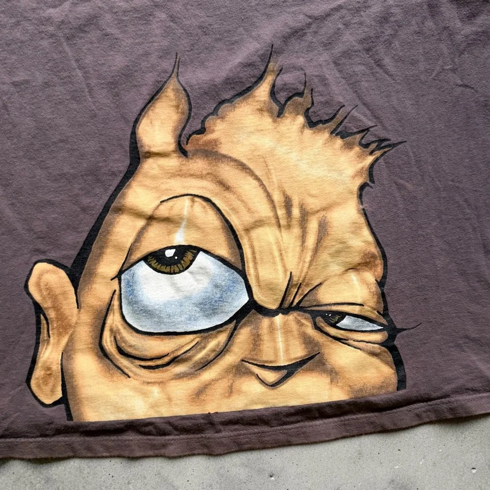 Vintage 90's Ecko Unltd Constant Elevation T-Shirt Brown XXL Made in USA Echo